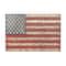 Distressed Metal Vintage American Flag Wall Accent